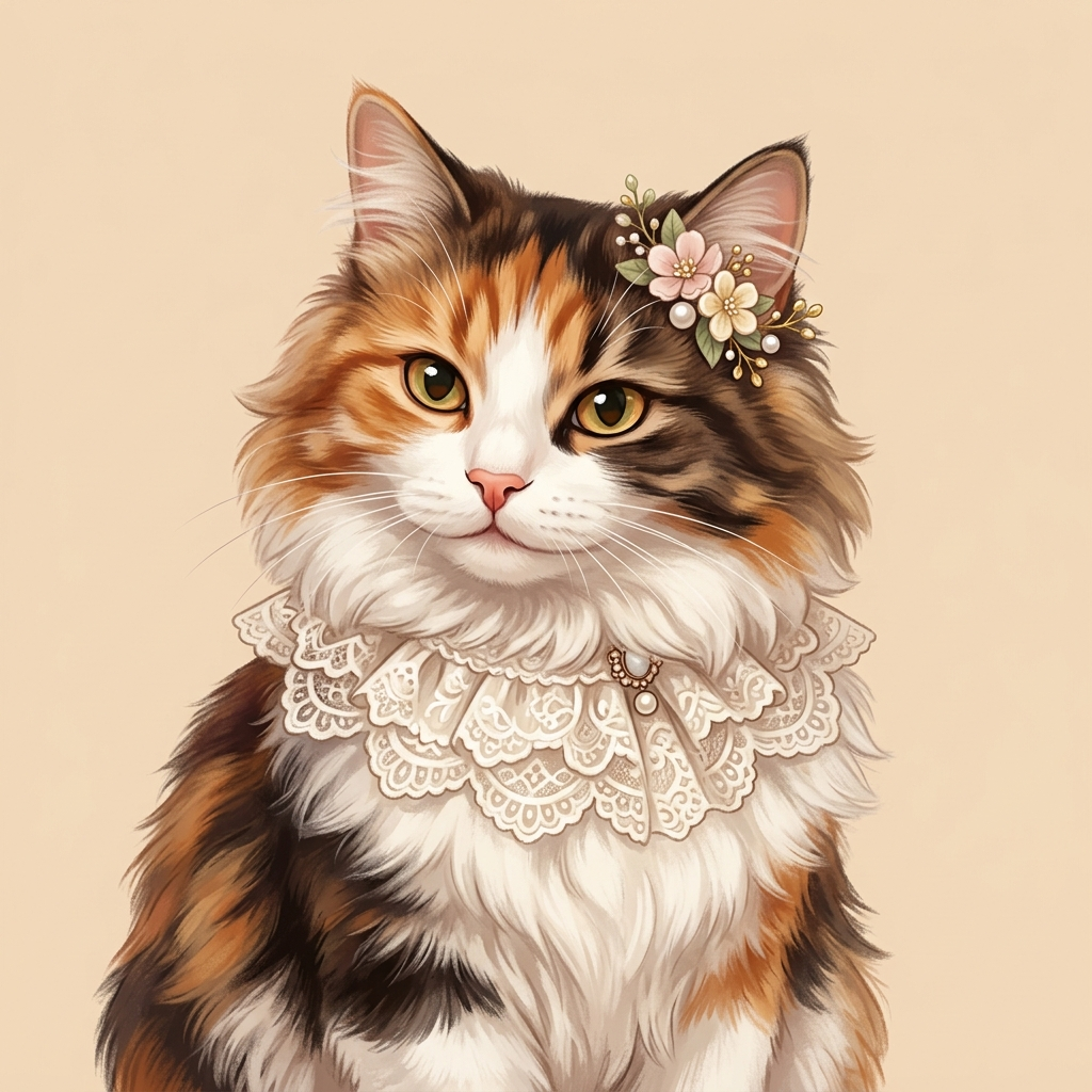 Lovelace the Pioneer Programmer Cat