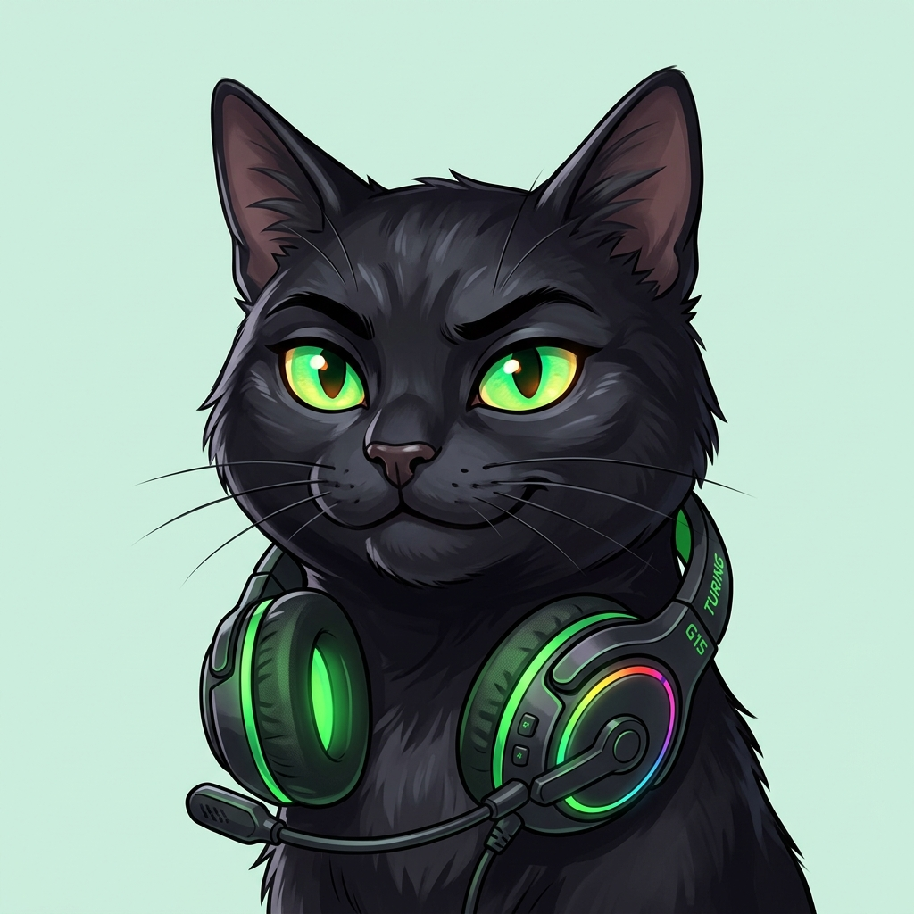 Turing the Computer Scientist Cat